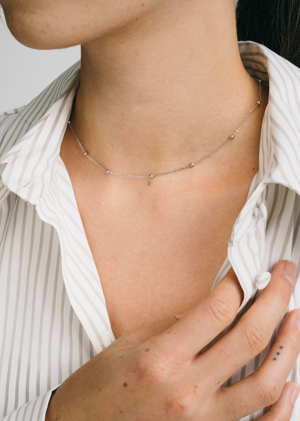 Segmented Bead Necklace