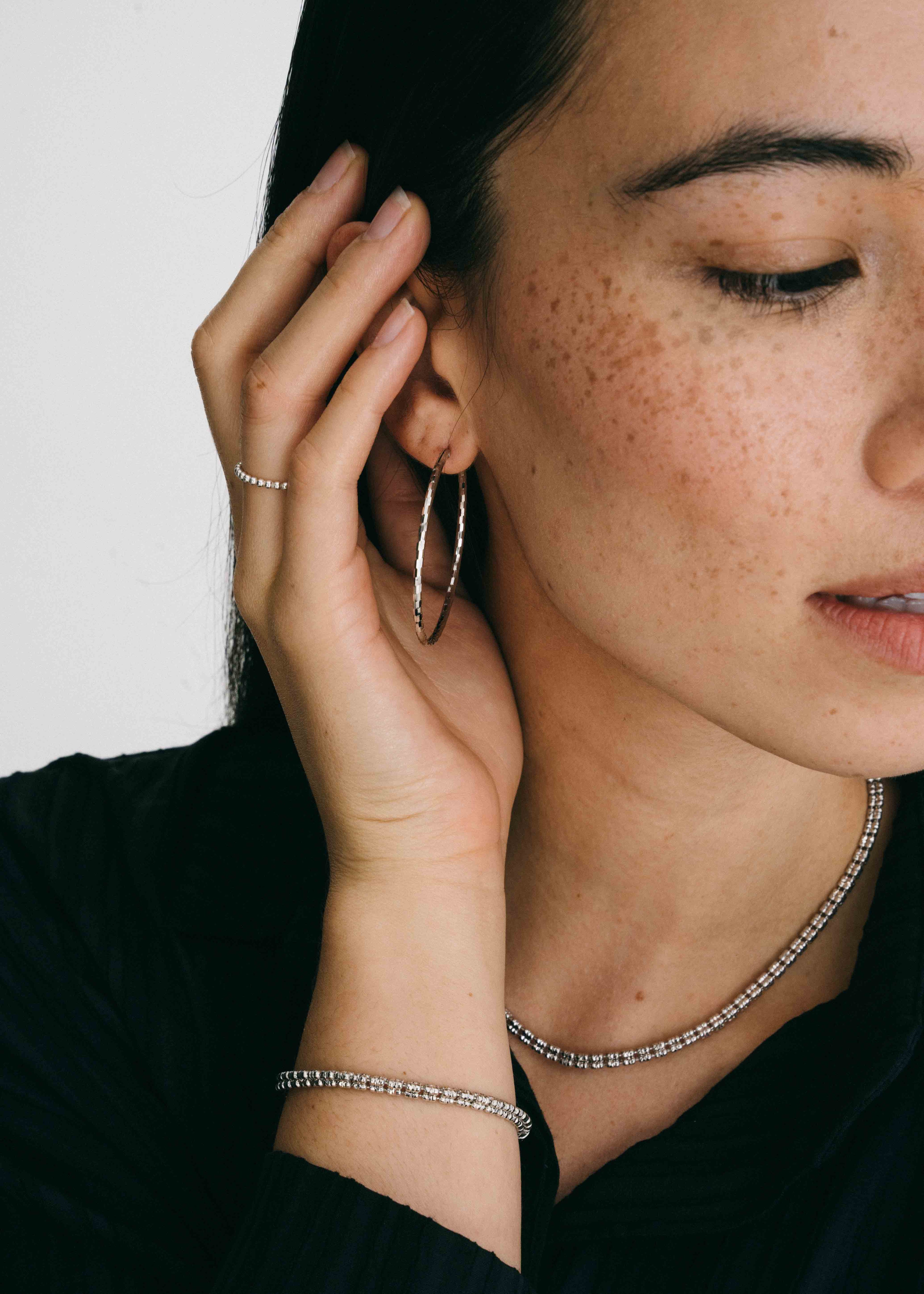 Diamond Cut Chain Bracelet