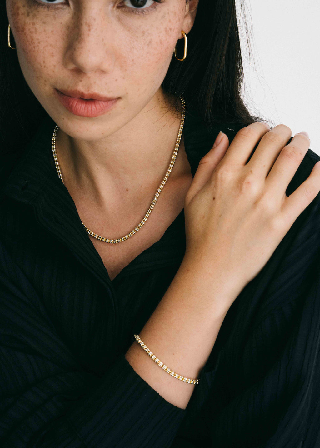 Diamond Cut Chain Bracelet