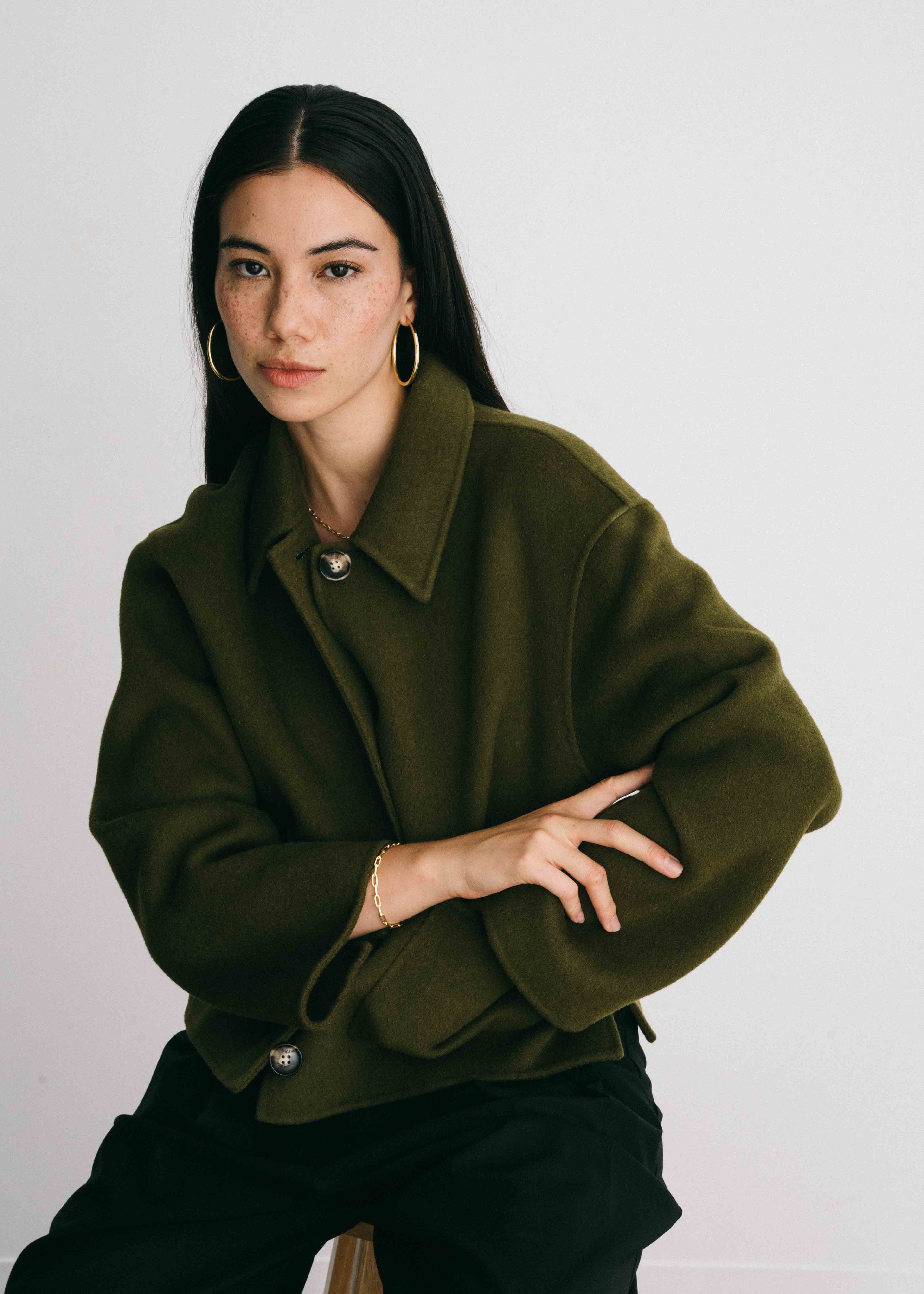 The Large Gold Hoop Earrings