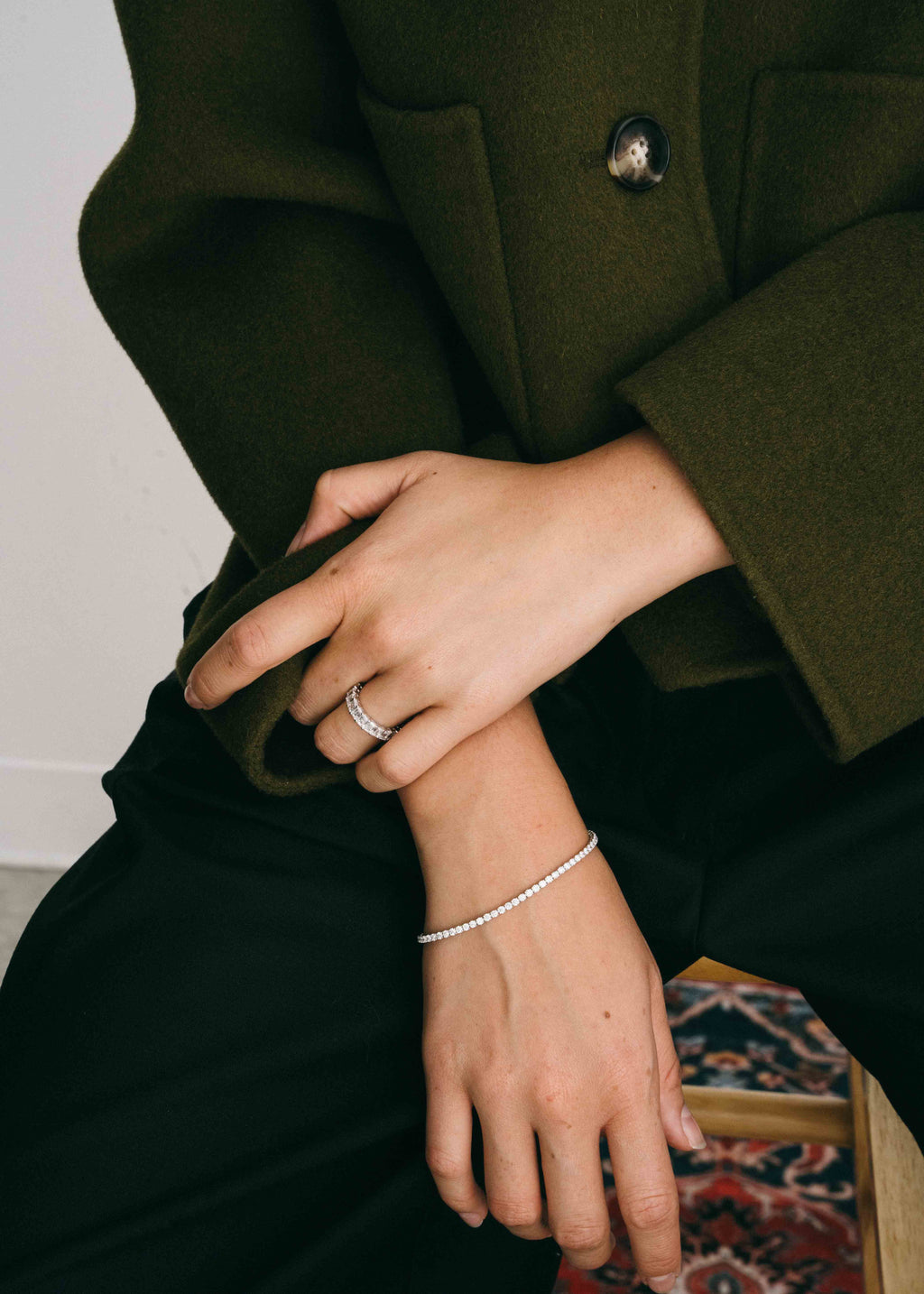 Lab Diamond Tennis Bracelet