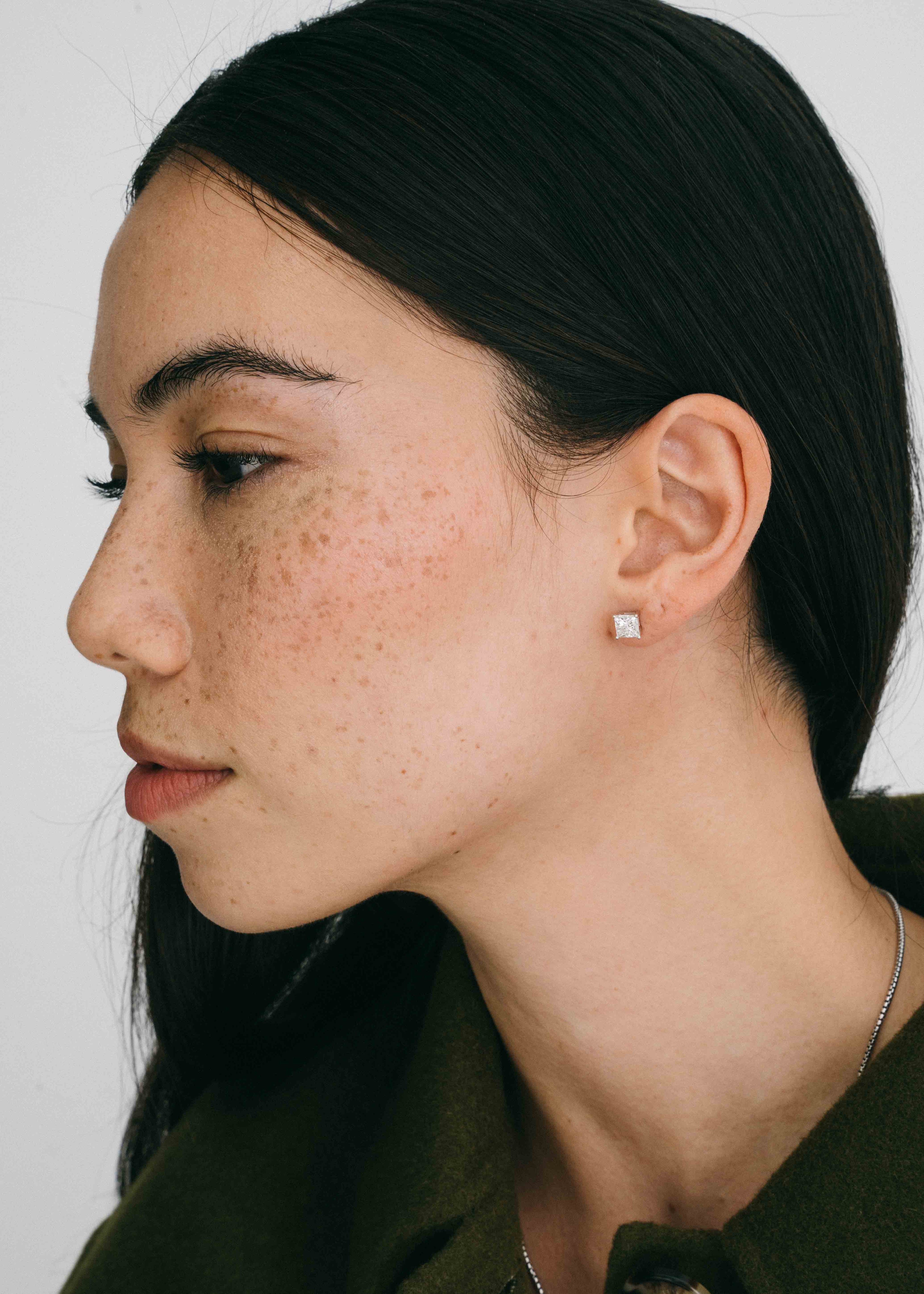14k Lab Diamond Earrings