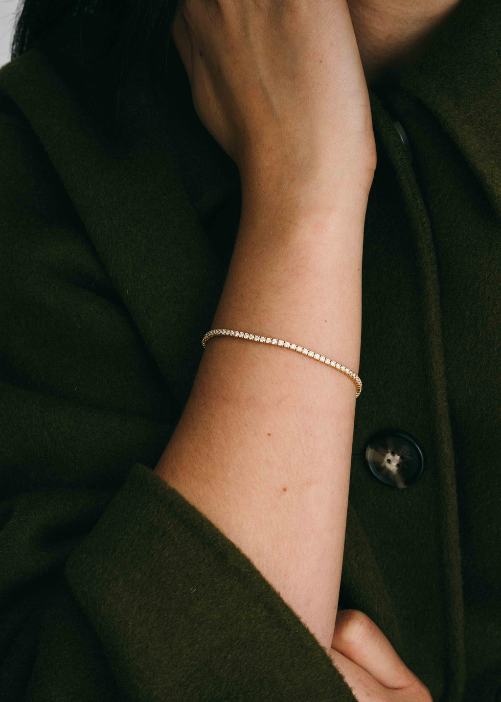 Lab Diamond Tennis Bracelet