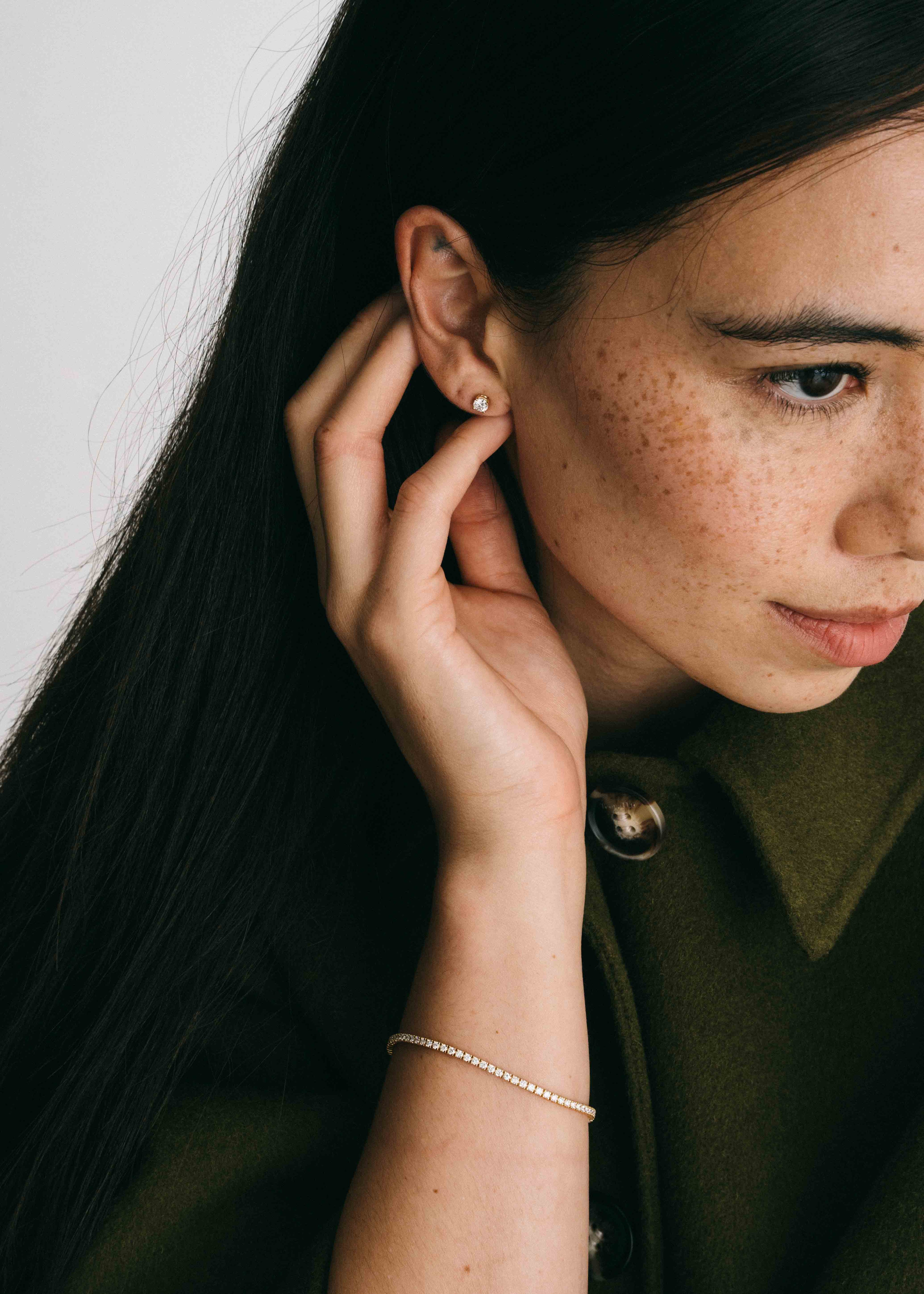 Lab Diamond Tennis Bracelet