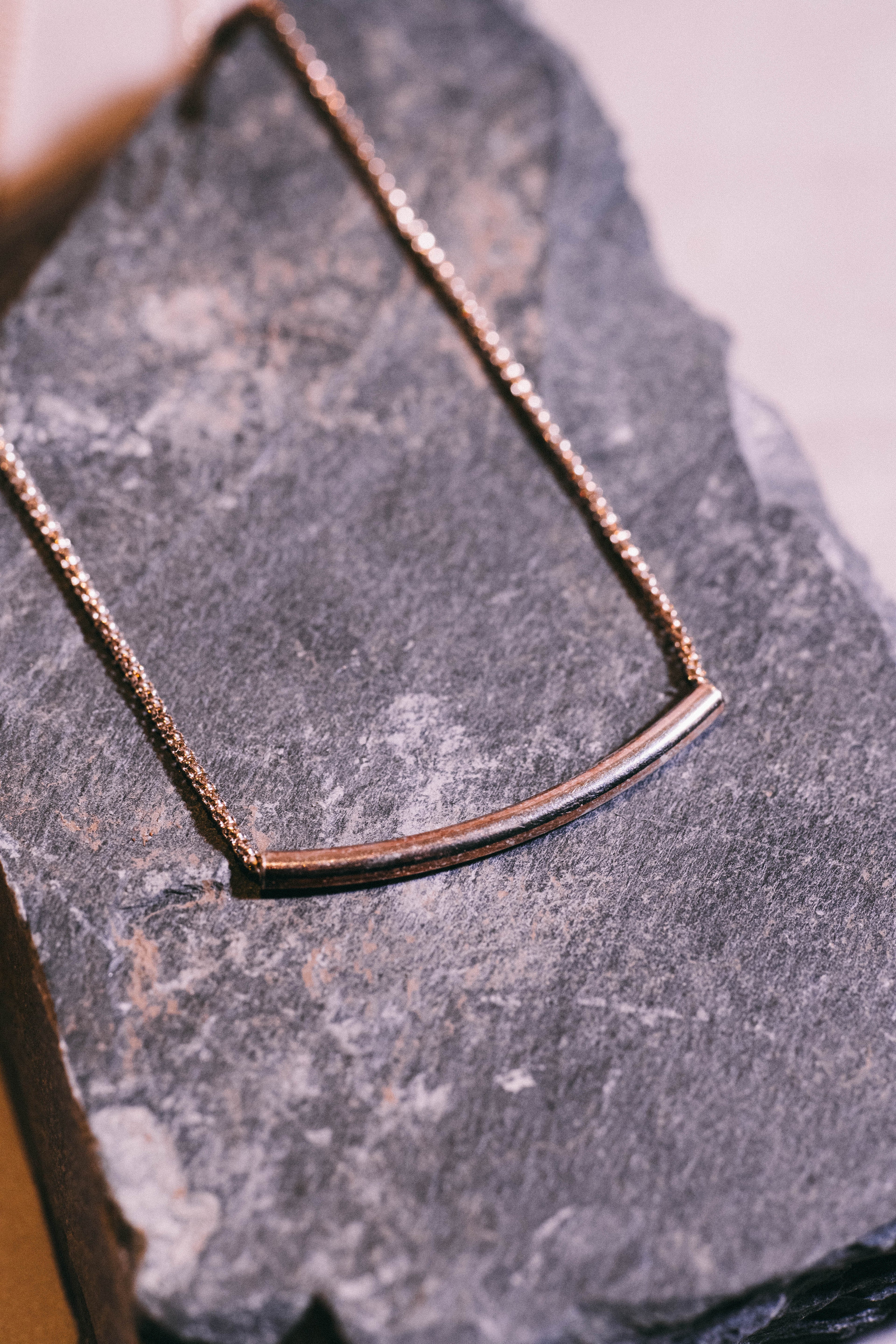 The Bar Pendant Necklace