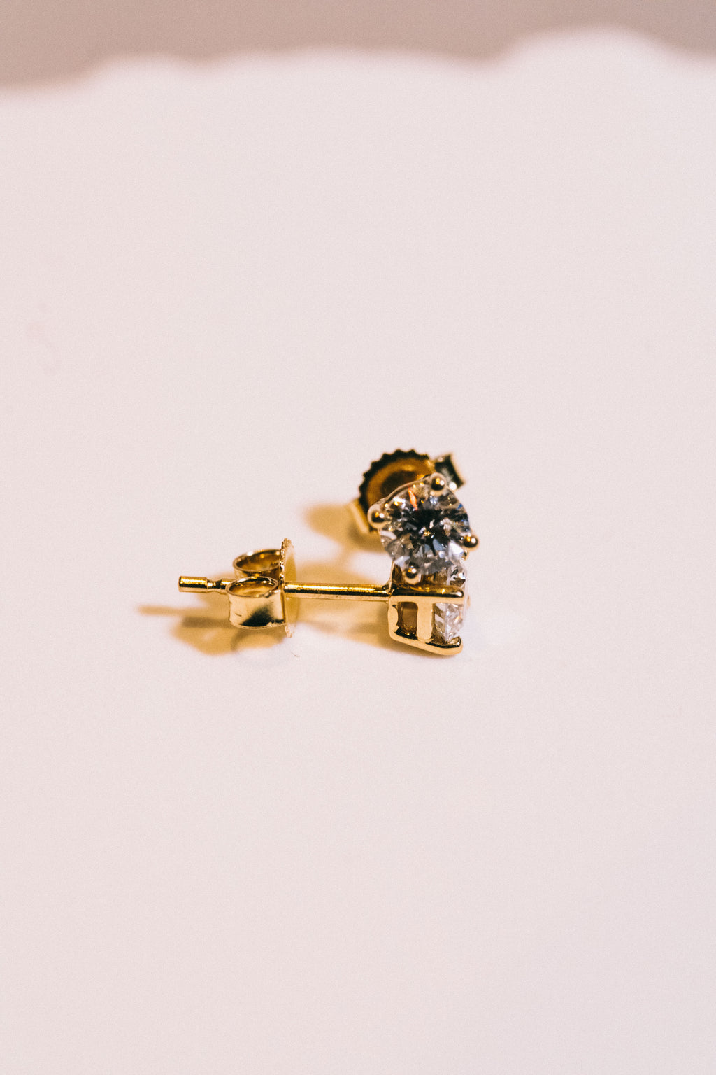 14k Lab Diamond Earrings