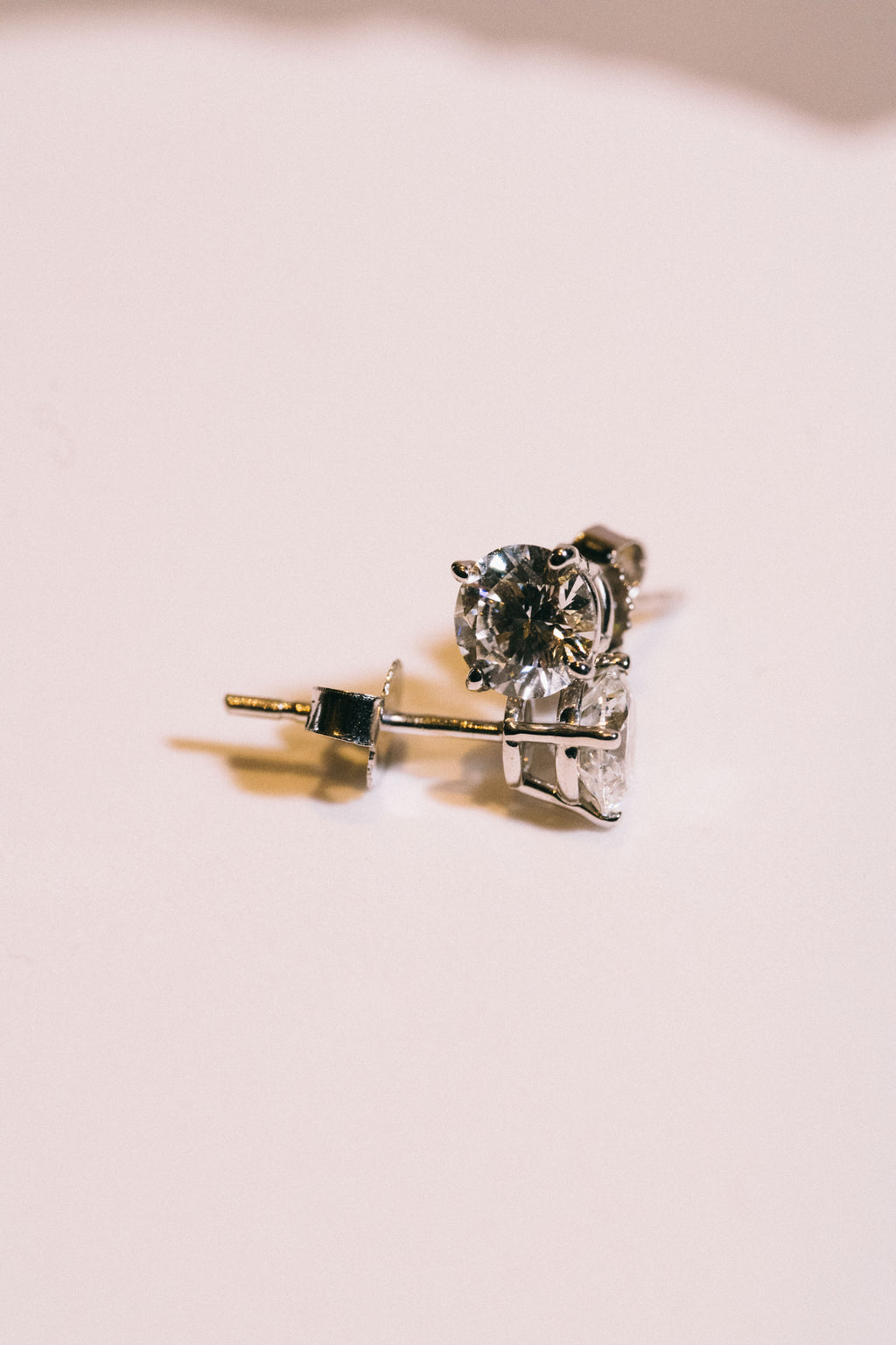 14k Lab Diamond Earrings