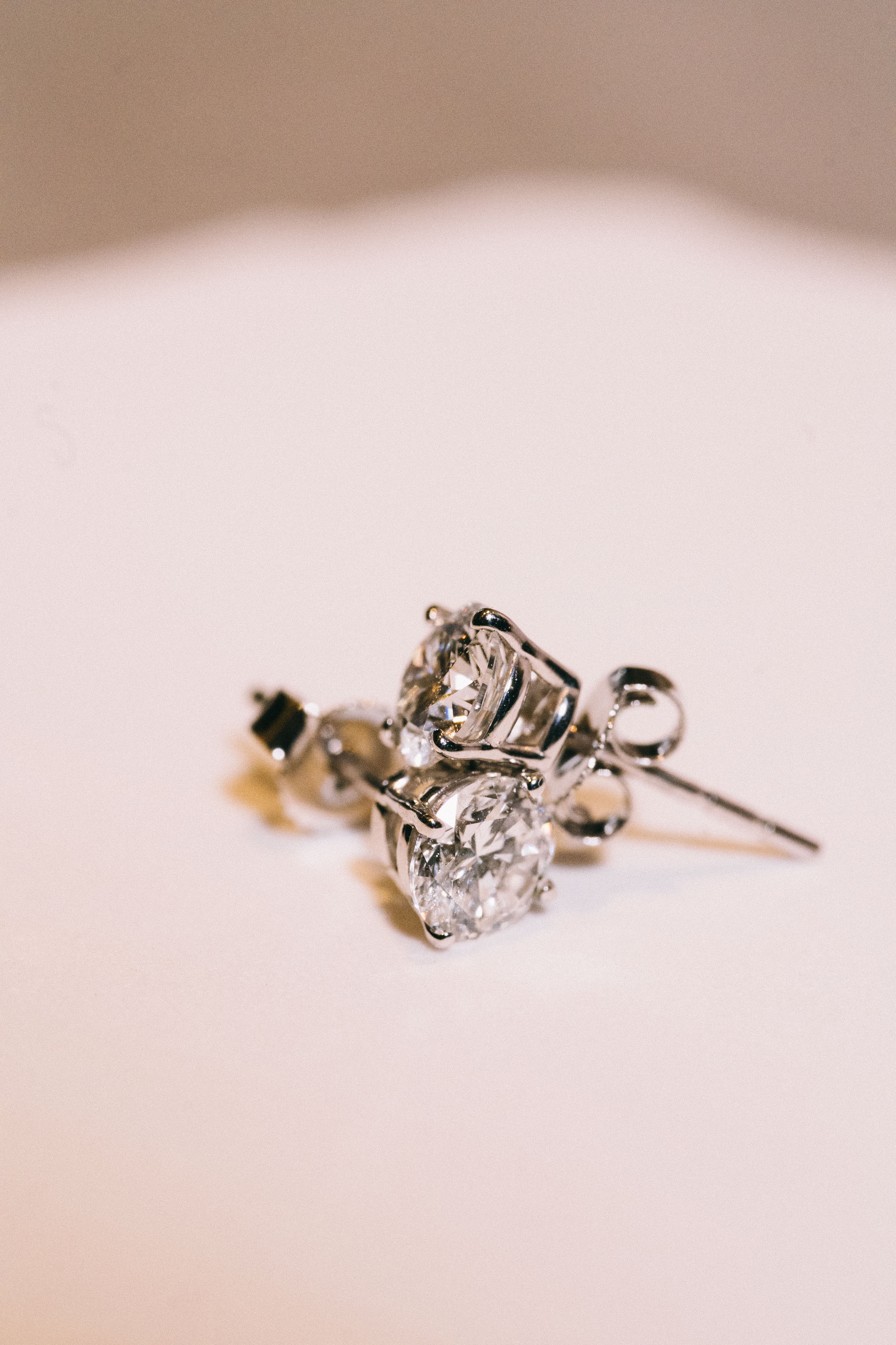 14k Lab Diamond Earrings