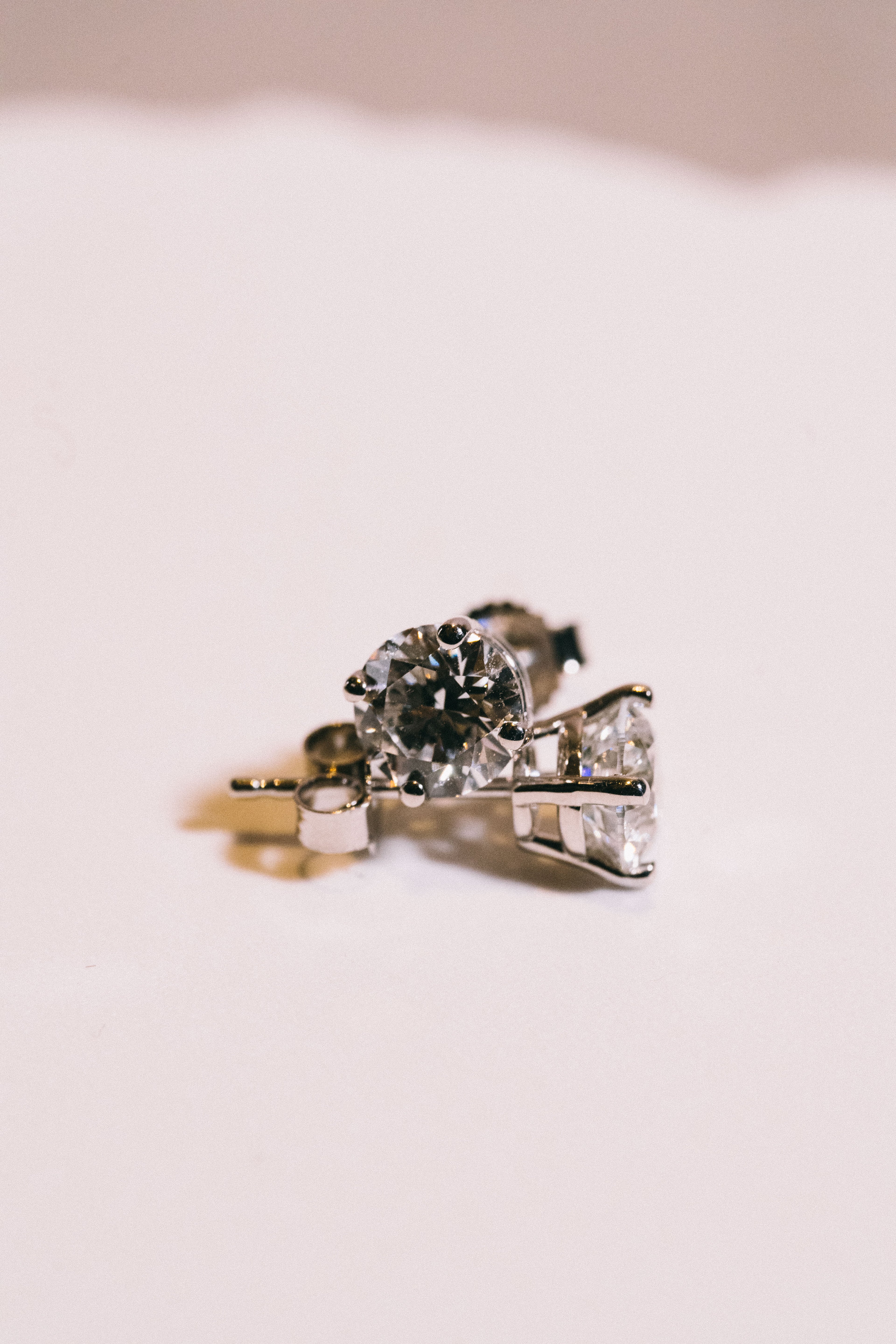 14k Lab Diamond Earrings