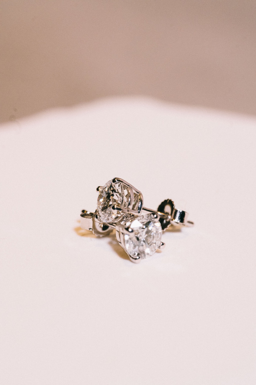 14k Lab Diamond Earrings