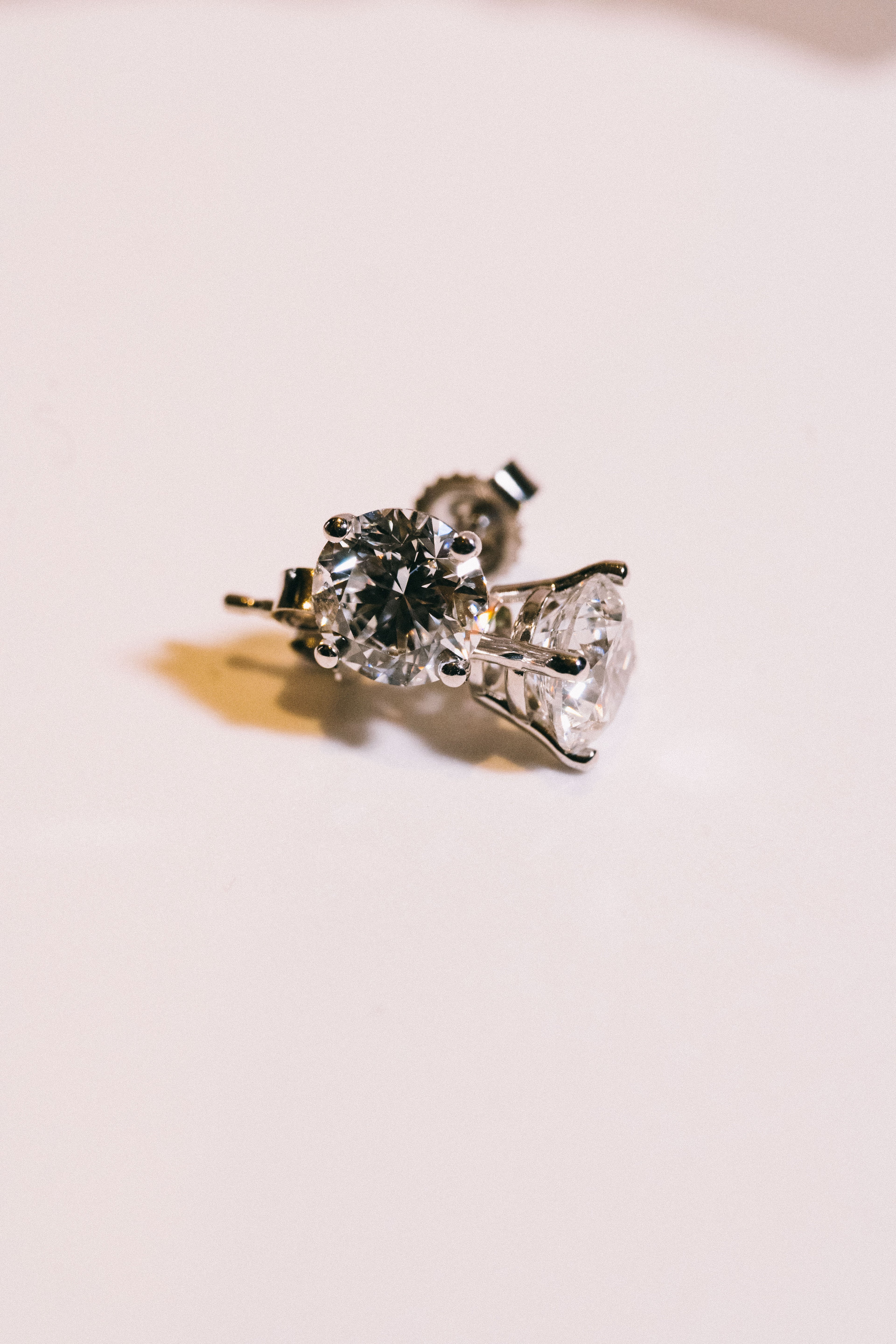 14k Lab Diamond Earrings