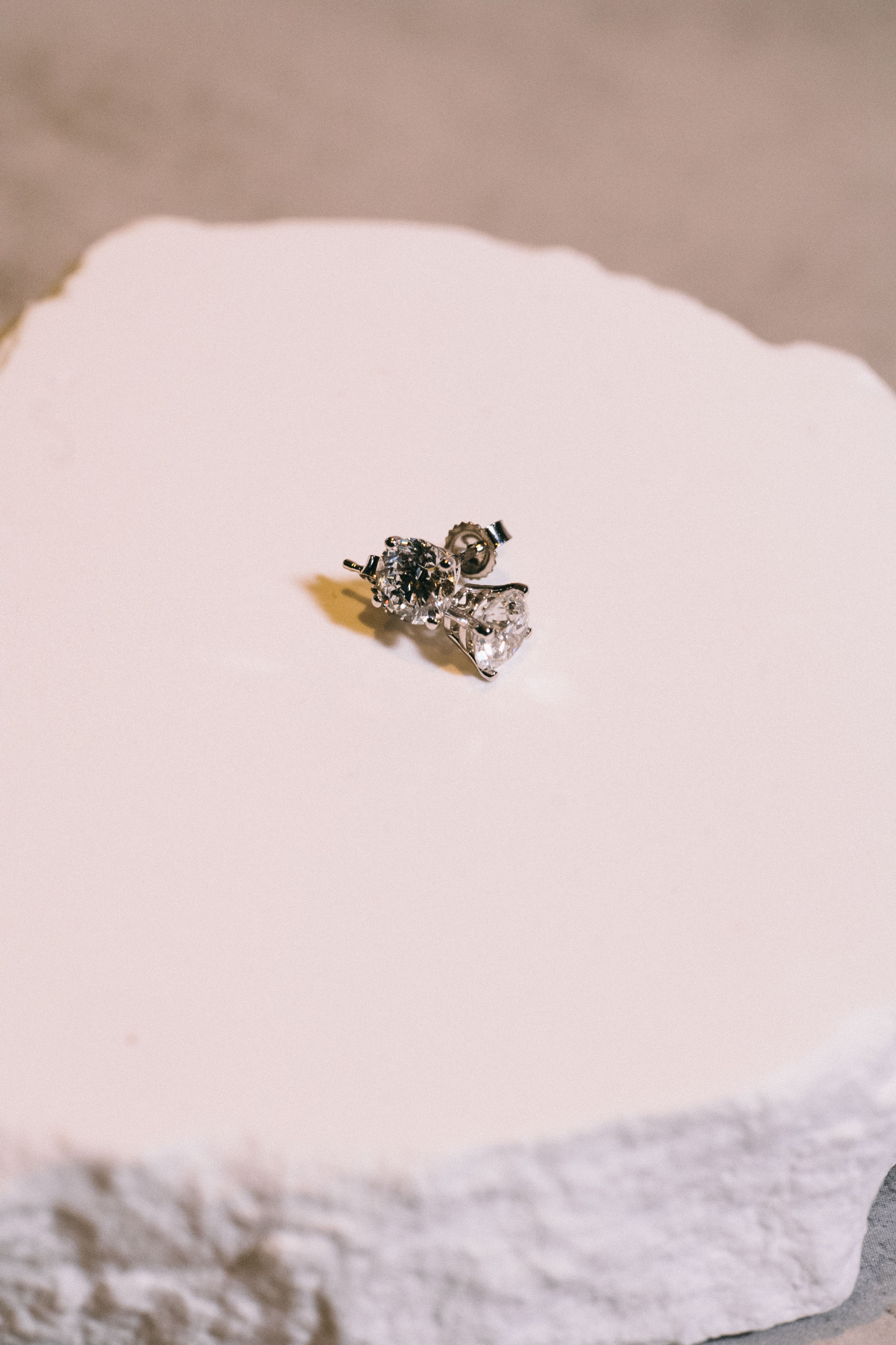 14k Lab Diamond Earrings