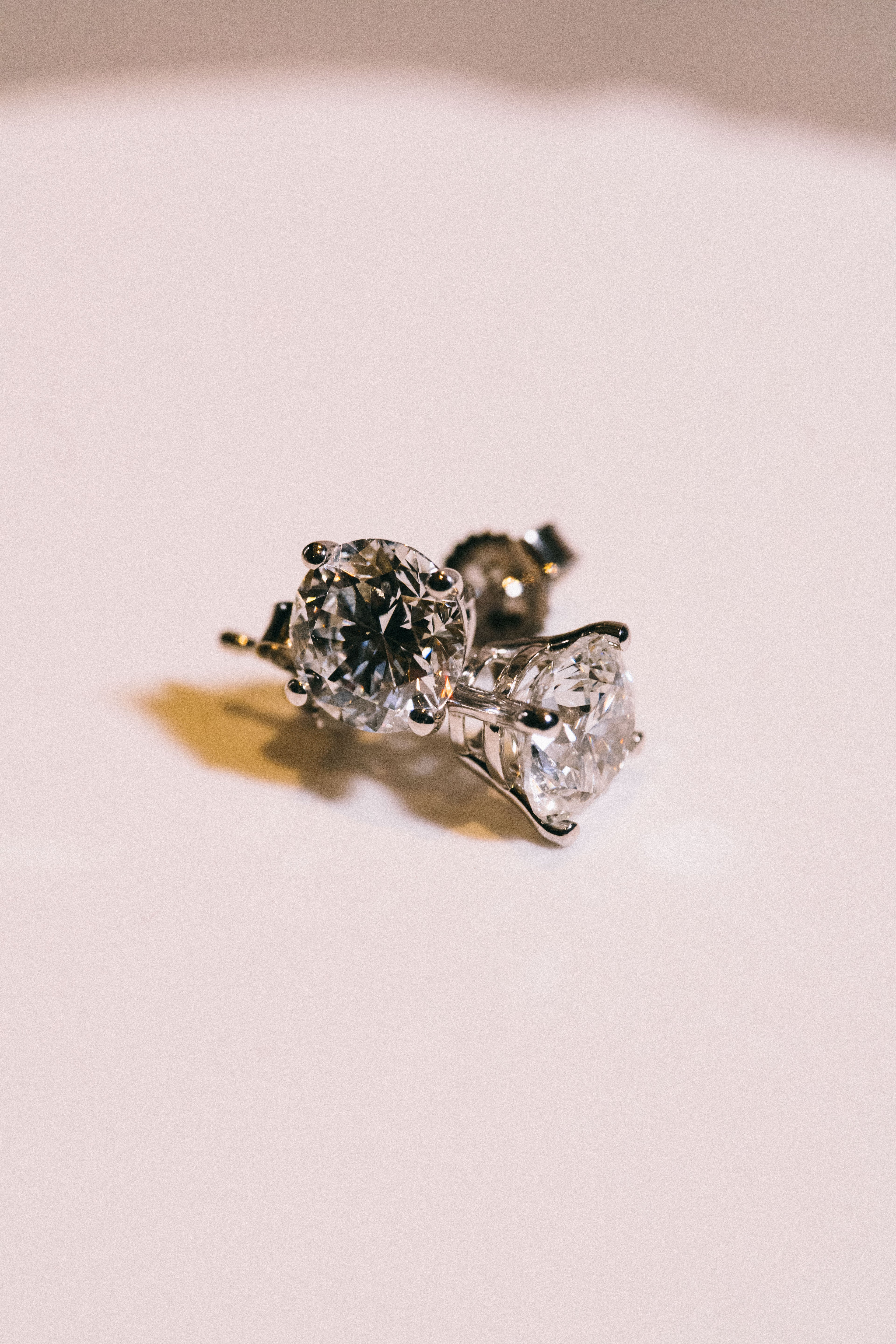 14k Lab Diamond Earrings